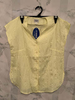 Women's Summer of Europe Sleeveless Shirt (Yellow)