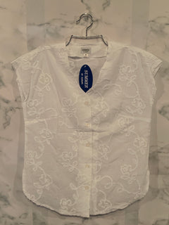 Women's Summer of Europe Sleeveless Shirt (White)