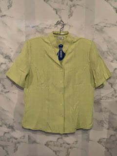 Women's Summer of Europe Short Sleeve Shirt (Green)