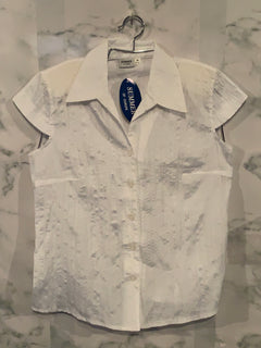 Women's Summer of Europe Short Sleeve Shirt (White)