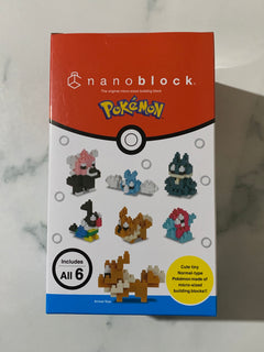 Nanoblock Mini Pokemon Normal Type Set of 6