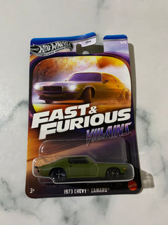 Hot Wheels Fast & Furious Villains 4/5 1973 Chevy Camaro