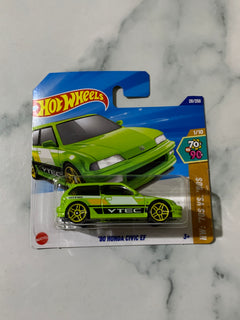 Hot Wheels HW: '70s VS '90s '90 Honda Civic EF (Short Card)