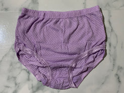 Women's Full Briefs Underwear - Purple - Size 10-12