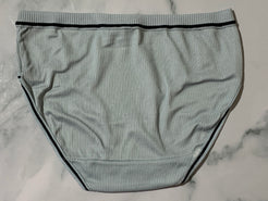 Women's Green Threaded Bow Princess Panties Underwear Briefs Mid Rise