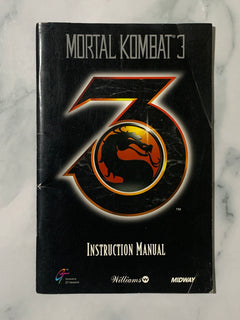 Mortal Kombat 3 Game Manual for Windows MS-Dos - English