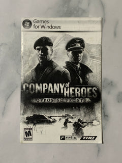 Company of Heroes Opposing Fronts Manual for Windows