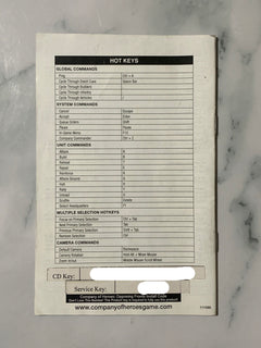 Company of Heroes Opposing Fronts Manual for Windows