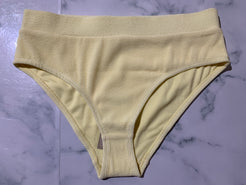 Women's Yellow/Cream Bikini Briefs