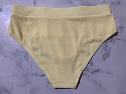 Women's Yellow/Cream Bikini Briefs