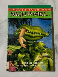 Choose Your Own Nightmare... Island of Doom by Richard Brightfield (Ex-Library Book)