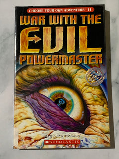Choose Your Own Adventure 11 War With the Evil Powermaster by R A Montgomery (Ex-Library Book)