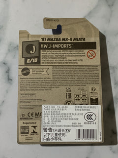Hot Wheels HW J-Imports '91 Mazda MX-5 Miata
