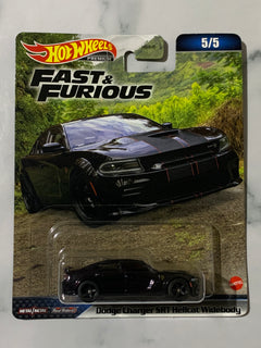 Hot Wheels Premium Fast & Furious 5/5 Dodge Charger SRT Hellcat Widebody