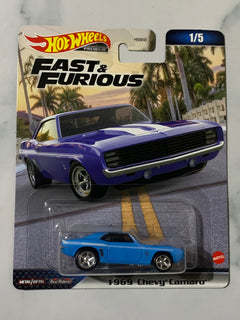 Hot Wheels Premium Fast & Furious 1/5 1969 Chevy Camaro