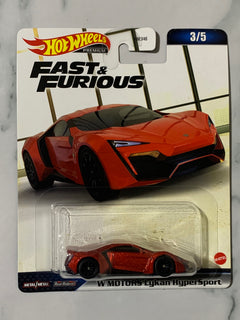 Hot Wheels Premium Fast & Furious 3/5 W Motors Lykan Hypersport