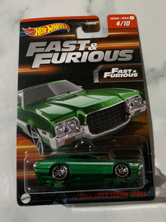 Hot Wheels Fast & Furious 4/10 '72 Ford Gran Torino Sport (Orange Stripes)