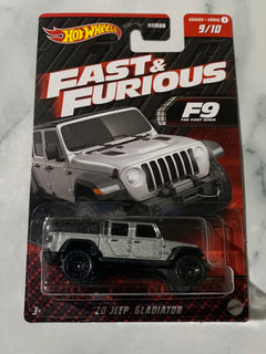 Hot Wheels Fast & Furious 9/10 '20 Jeep Gladiator (Cracked Blister)