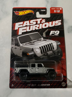Hot Wheels Fast & Furious 9/10 '20 Jeep Gladiator