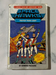 A Choose Your Own Adventure Book Space Hawks Volume 1 Faster then Light by Edward Packard (Ex-Library Book)