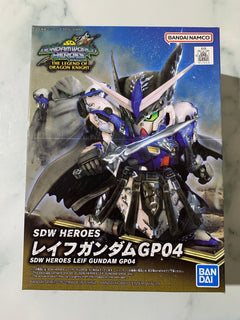 SD SDW World Heros Leif Gundam GP04 Gundam Model Kit