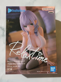 Shirogane Noel Relax Time Office Style Figure - Hololive Production - Bandai Banpresto