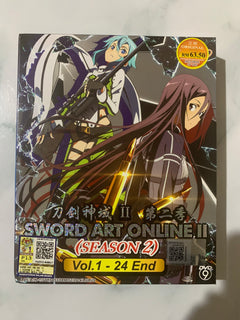 Sword Art Online II Season 2 Vol.1-24 End Japanese Audio / Eglish & Other Subtitles